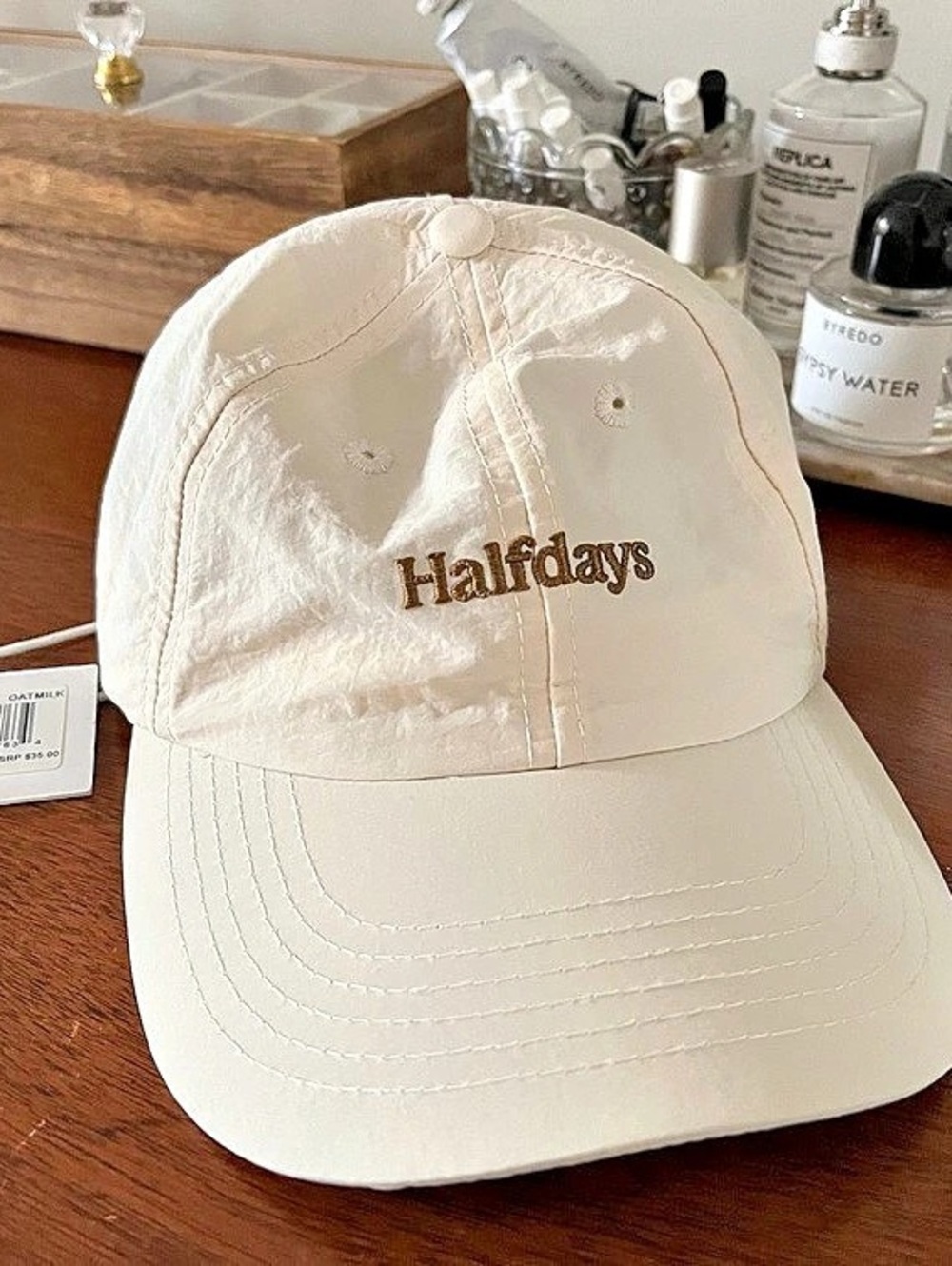 Halfdays Nylon UV Hat White